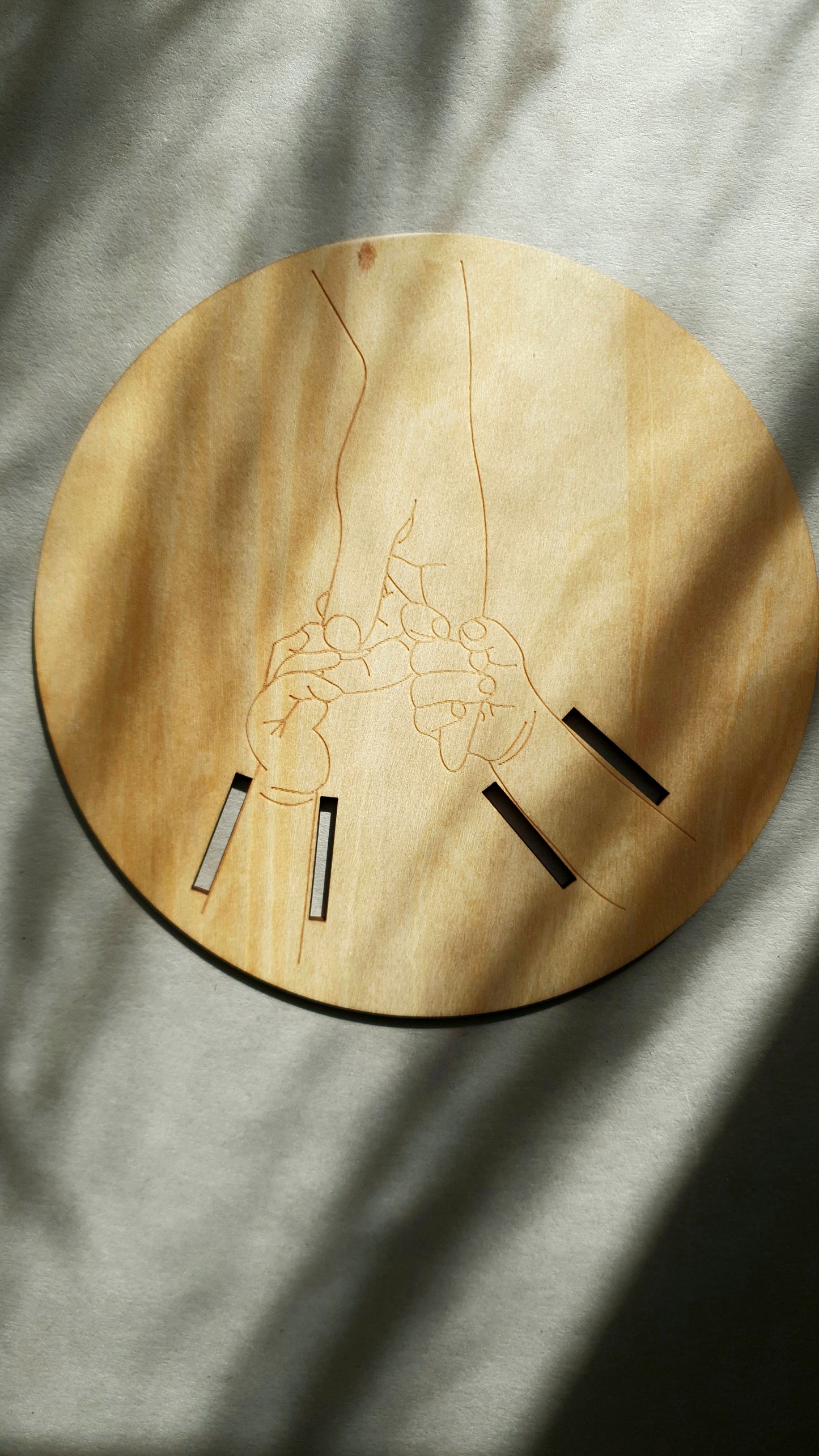 Porta Bracciale nascita Neonato in legno