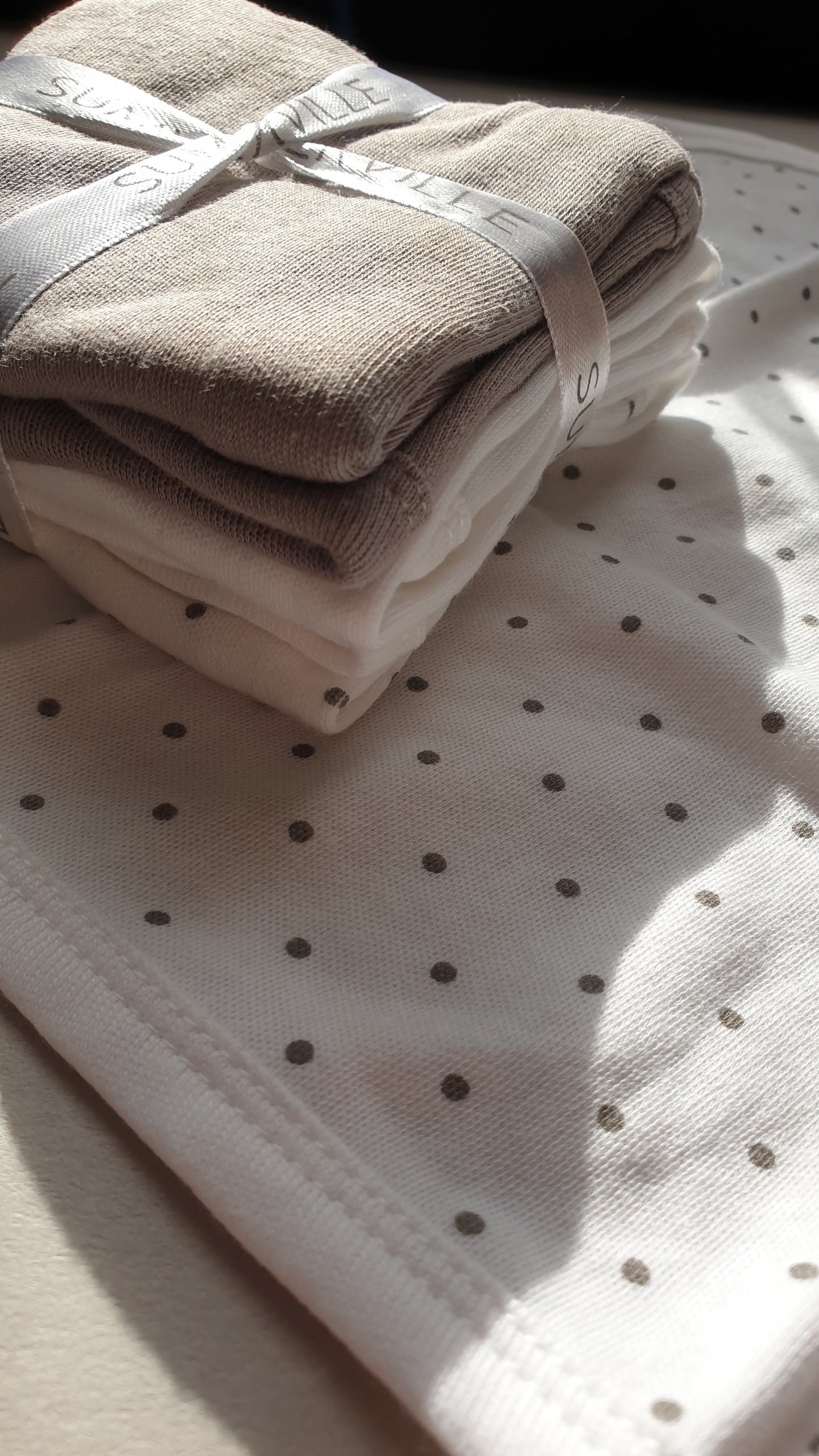 Bavoirs bébé en coton biologique