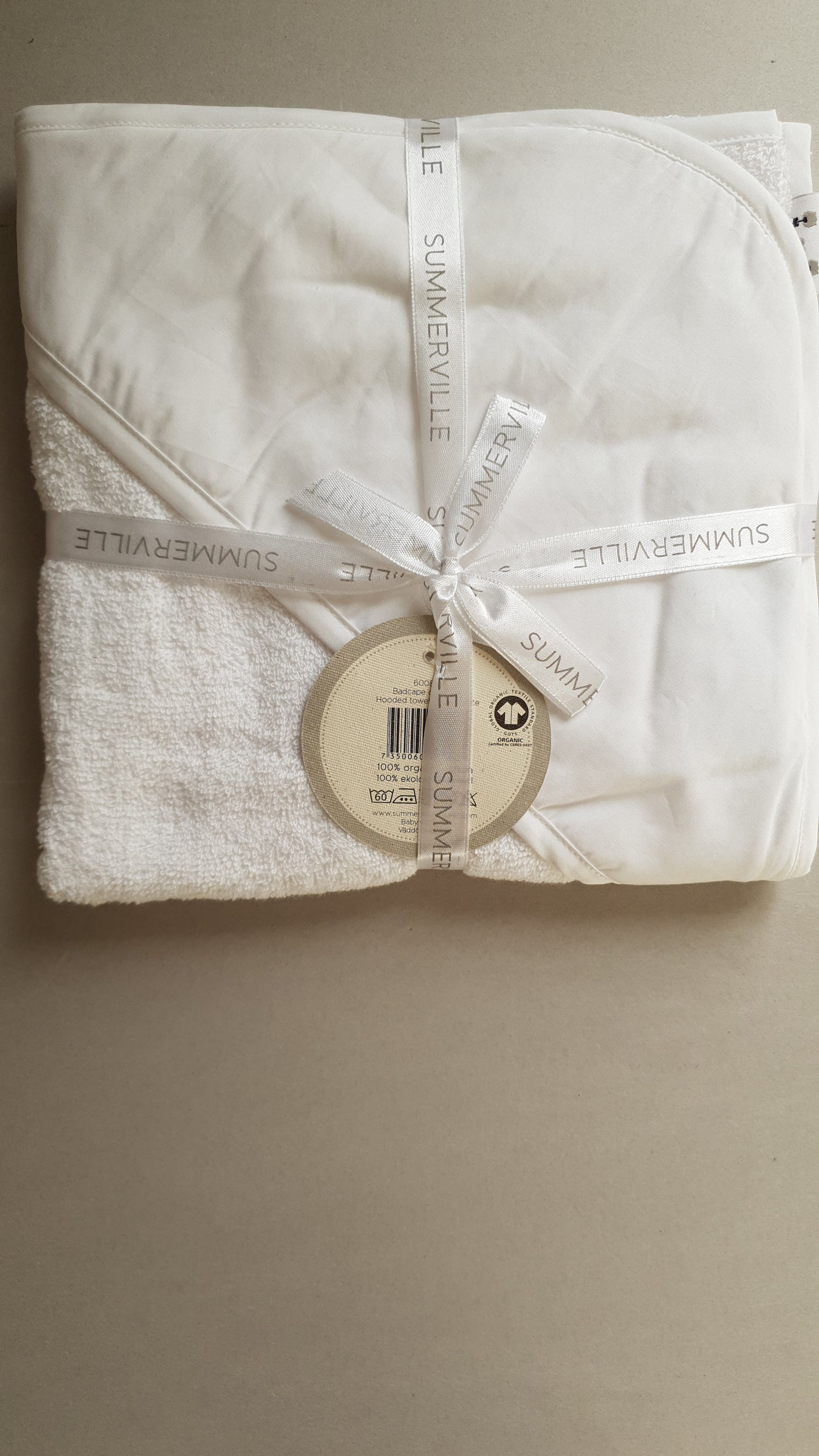 Accappatoio Neonato Cotone Biologico