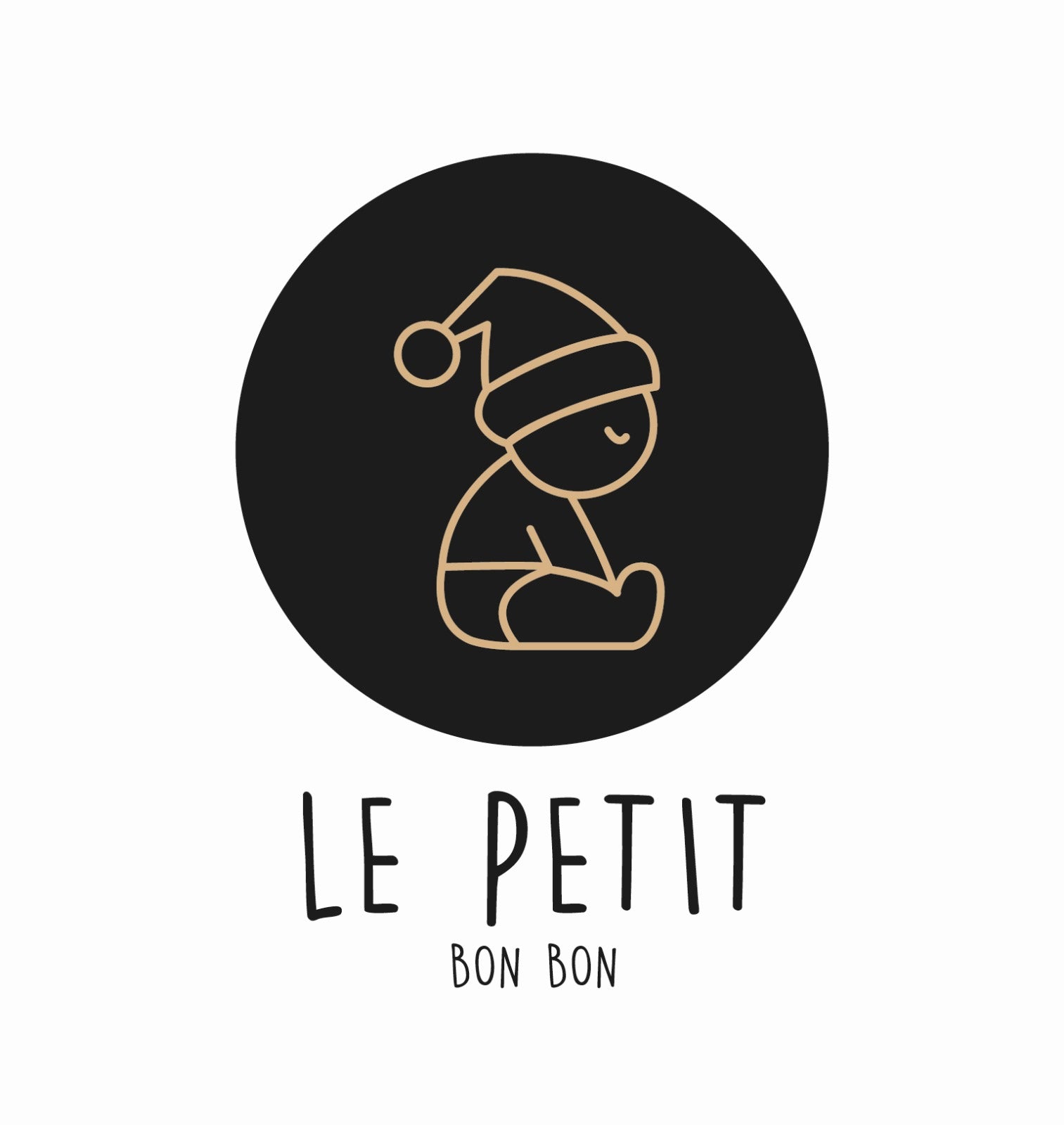 A line drawing with the text reads LE PETIT BON BON.