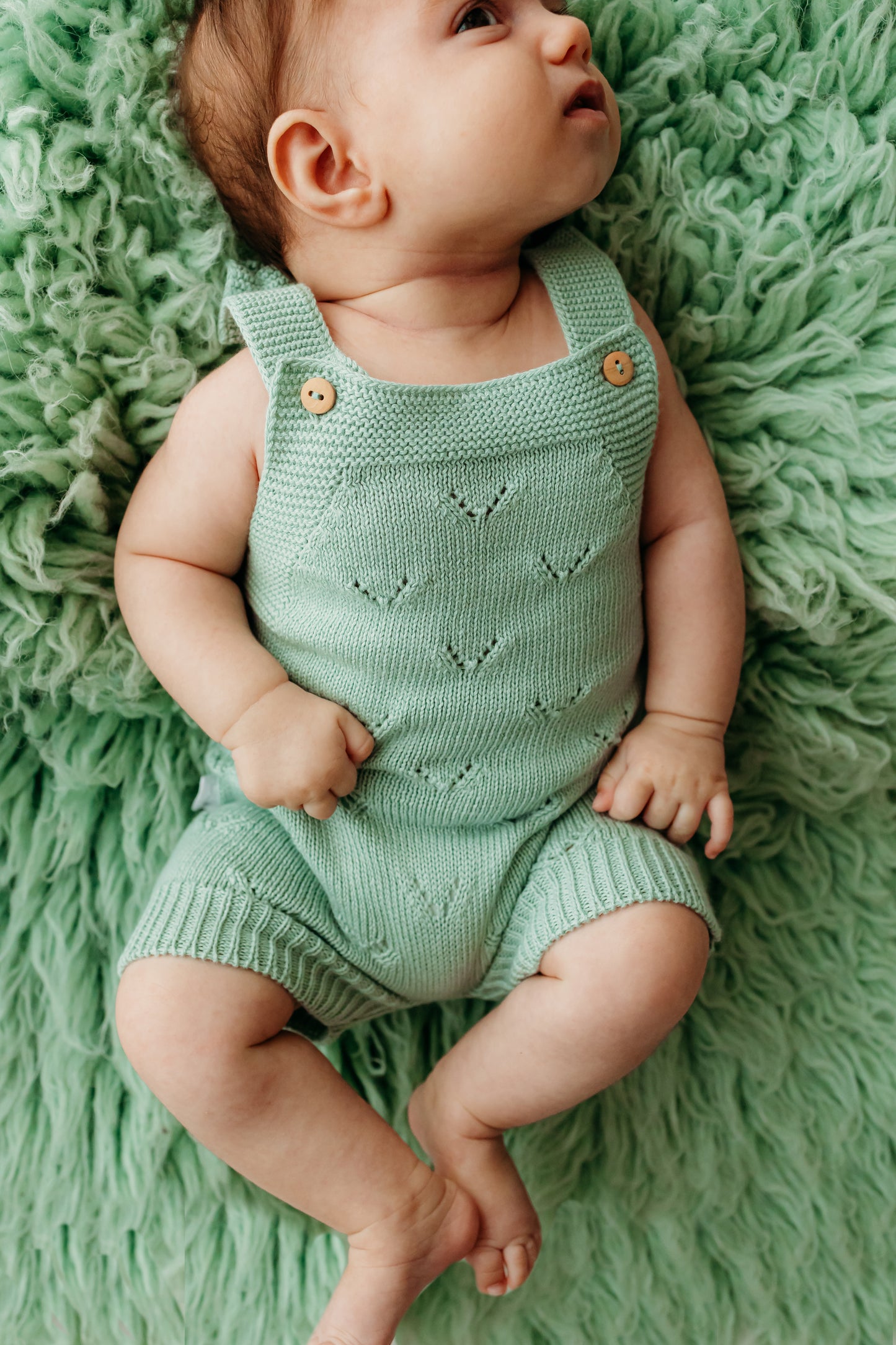 Barboteuse d'été en coton respirant pour bébé