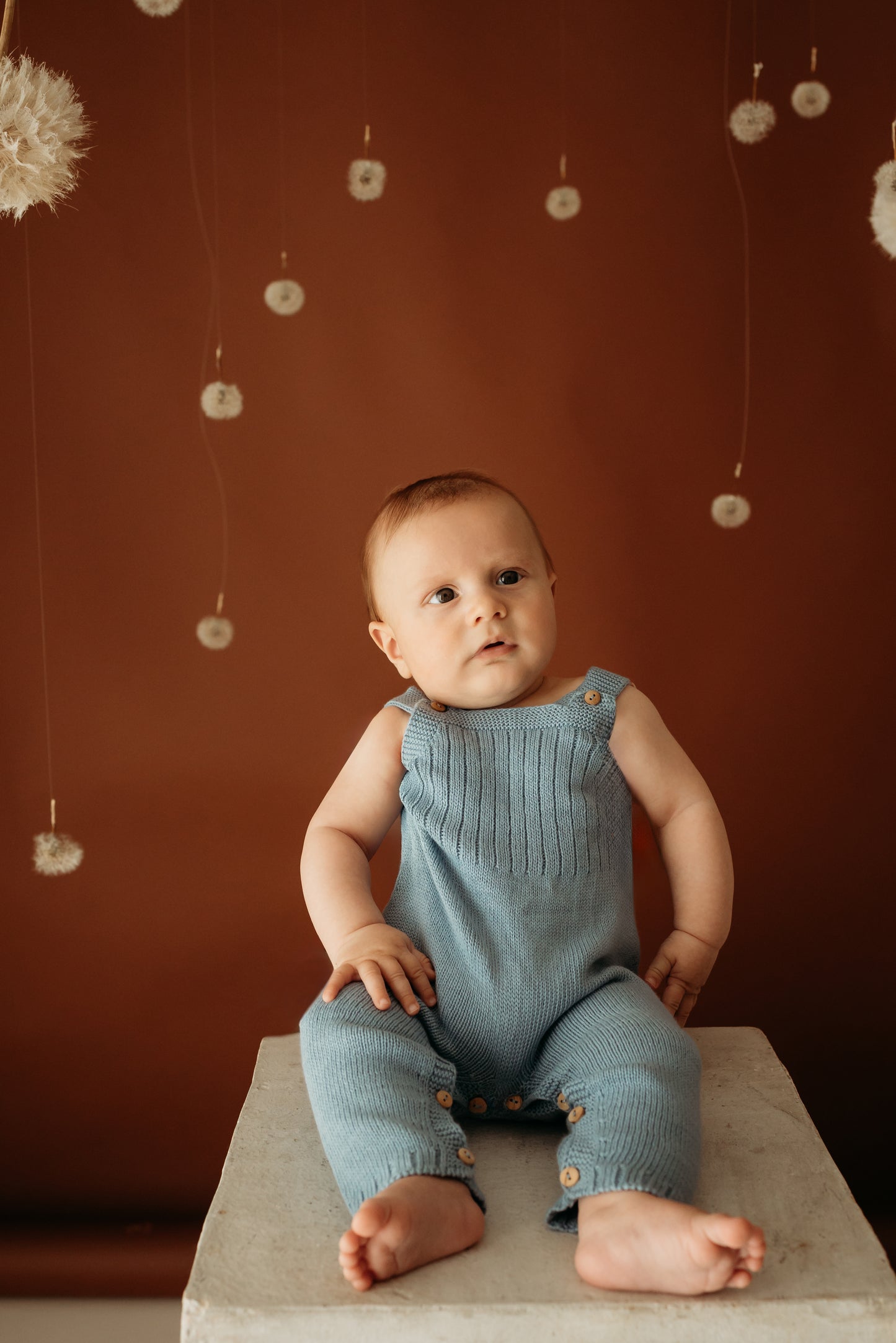 Salopette en coton pour bébé