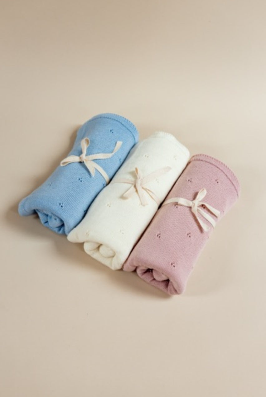 Copertina Neonato in Lana Merino 100%