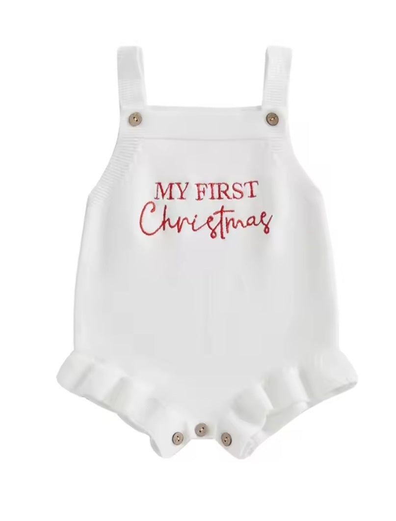 Pagliaccetto Neonata My first Christmas