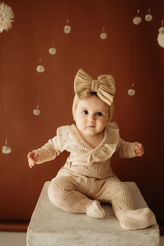 Tutina in Cotone Traforata Neonato
