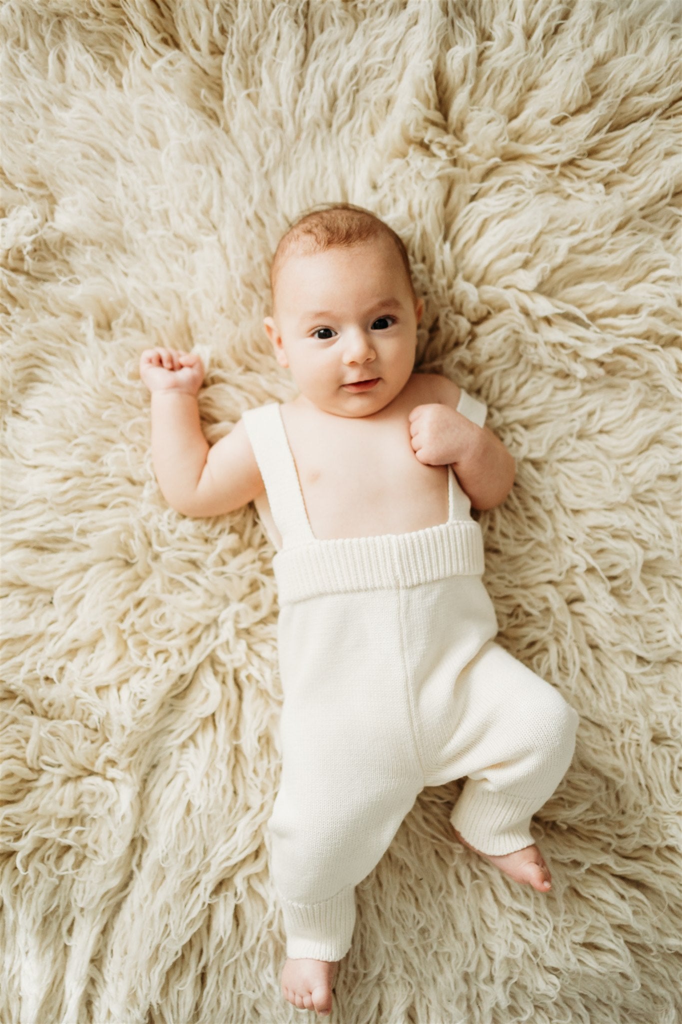 Pantaloni con Bretelle Neonato 100% cotone