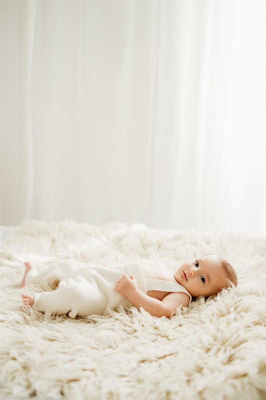 Pantaloni con Bretelle Neonato 100% cotone