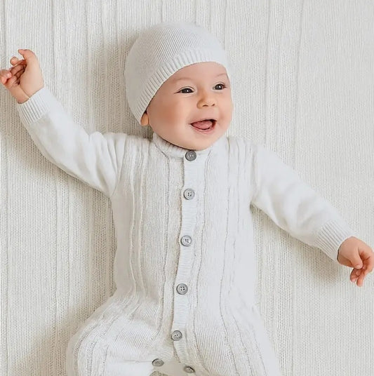 Set Completo Neonato Modal-Cotone con coperta