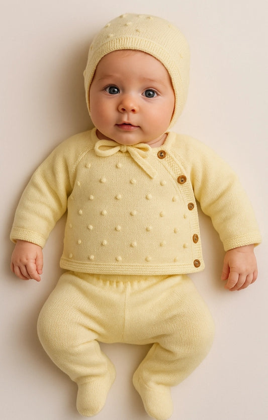 Completino Neonato cotone 100% Set 3 pezzi