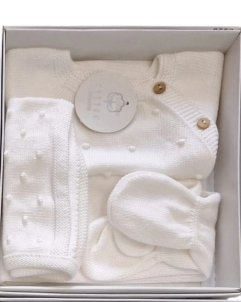 Completino Neonato cotone 100% Set 3 pezzi