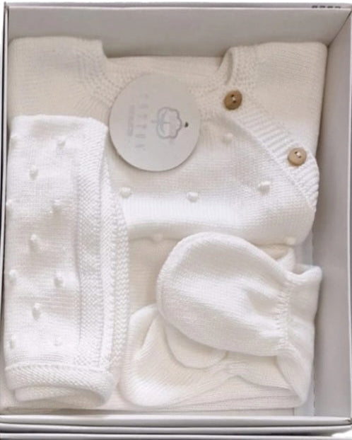 Completino Neonato cotone 100% Set 3 pezzi 1-3 mesi