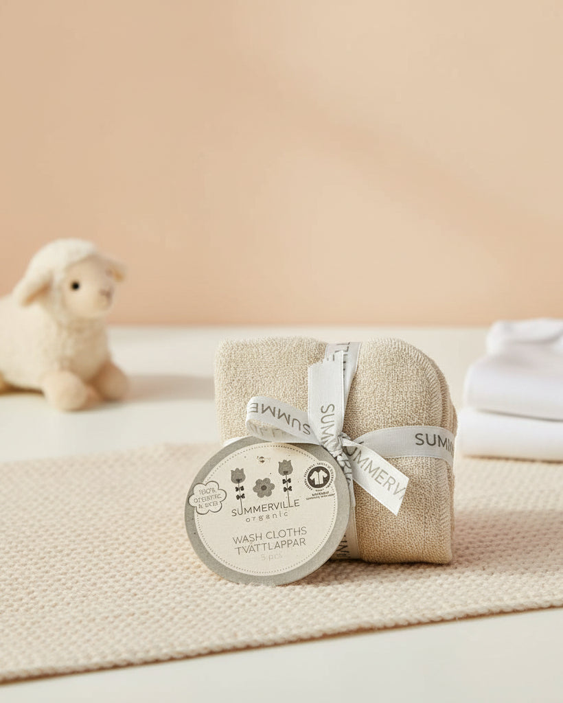 Organic cotton baby towels